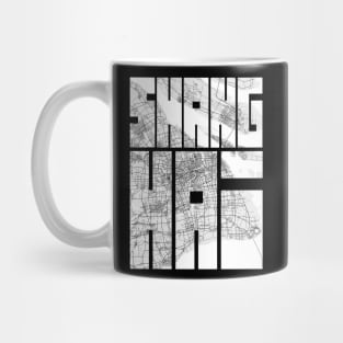 Shanghai, China City Map Typography - Light Mug